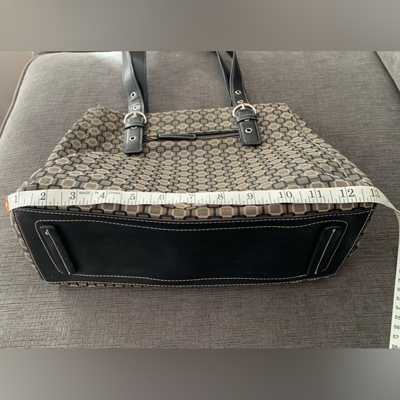 Nine West Black and Gray Geometric Shoulder Bag - Picture 9 of 15